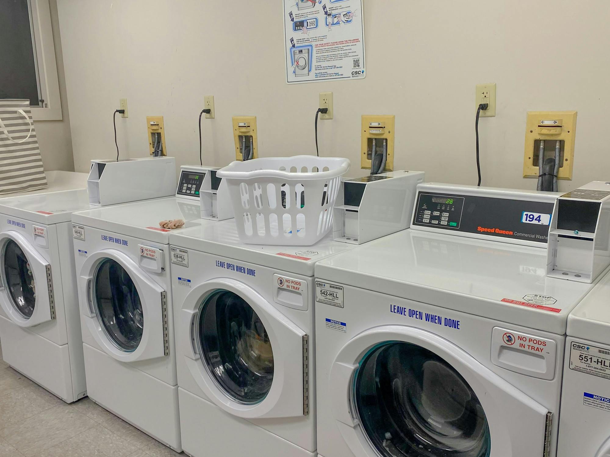 Dorm washer online and dryer