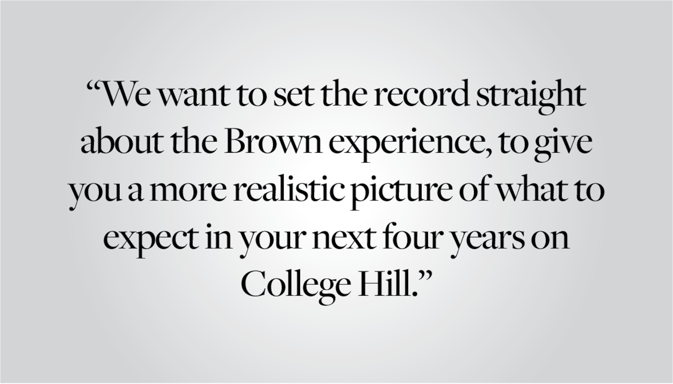 Editorial: Some advice for the class of 2027 - The Brown Daily Herald - Vimarsana News