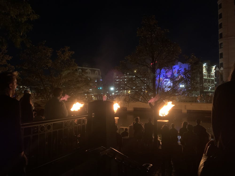 WaterFire has been occurring for 25 years and often includes numerous food vendors and performances in addition to the fire lighting. 
