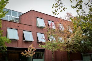 Photo of the Thomas J. Watson Jr. School of International and Public Affairs.  