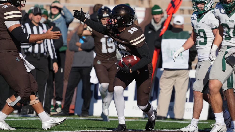 <p>Quarterback EJ Perry’s 3,435 yards of offense this season were second in program history, behind only his own Ivy League record-setting 2019 campaign.</p>