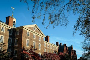 Photo of University Hall, where Brown University administrative offices are located.