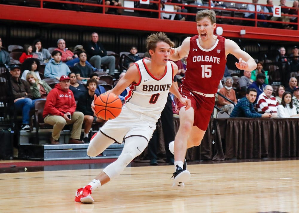 <p>Although<strong> </strong>Brown led in rebounds and assists against Loyola University Maryland, the team struggled with turning the ball over, giving it away 23 times to Loyola’s 16.</p><p>Courtesy of Chip DeLorenzo via Brown Athletics</p>