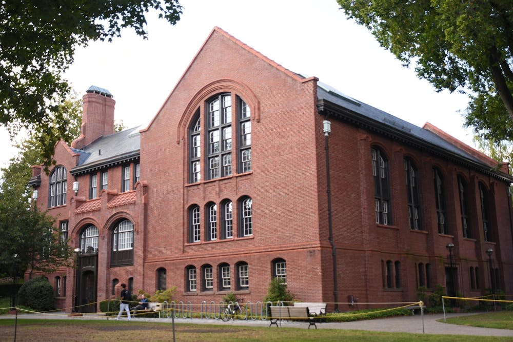 A picture of Smith-Buonanno Hall at Brown University.