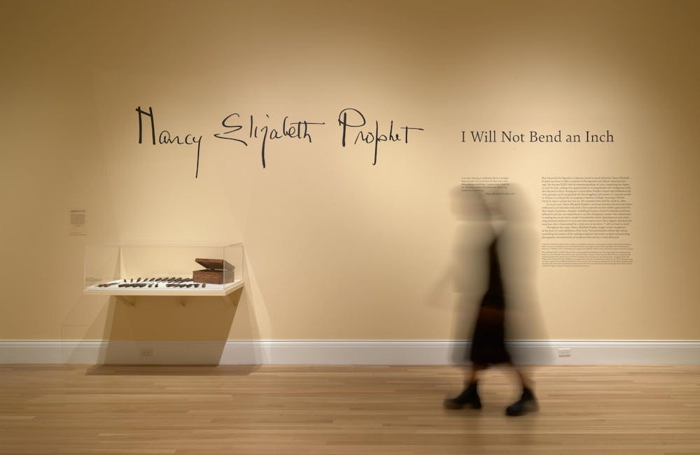 Luckily for readers, the RISD Museum exhibition “I Will Not Bend An Inch” will be on display until Summer 2024. Unveiled on Feb. 17, the exhibition centers on the work of Nancy Elizabeth Prophet and features several wood-and-marble-made sculptures. 
Courtesy of the RISD Museum 