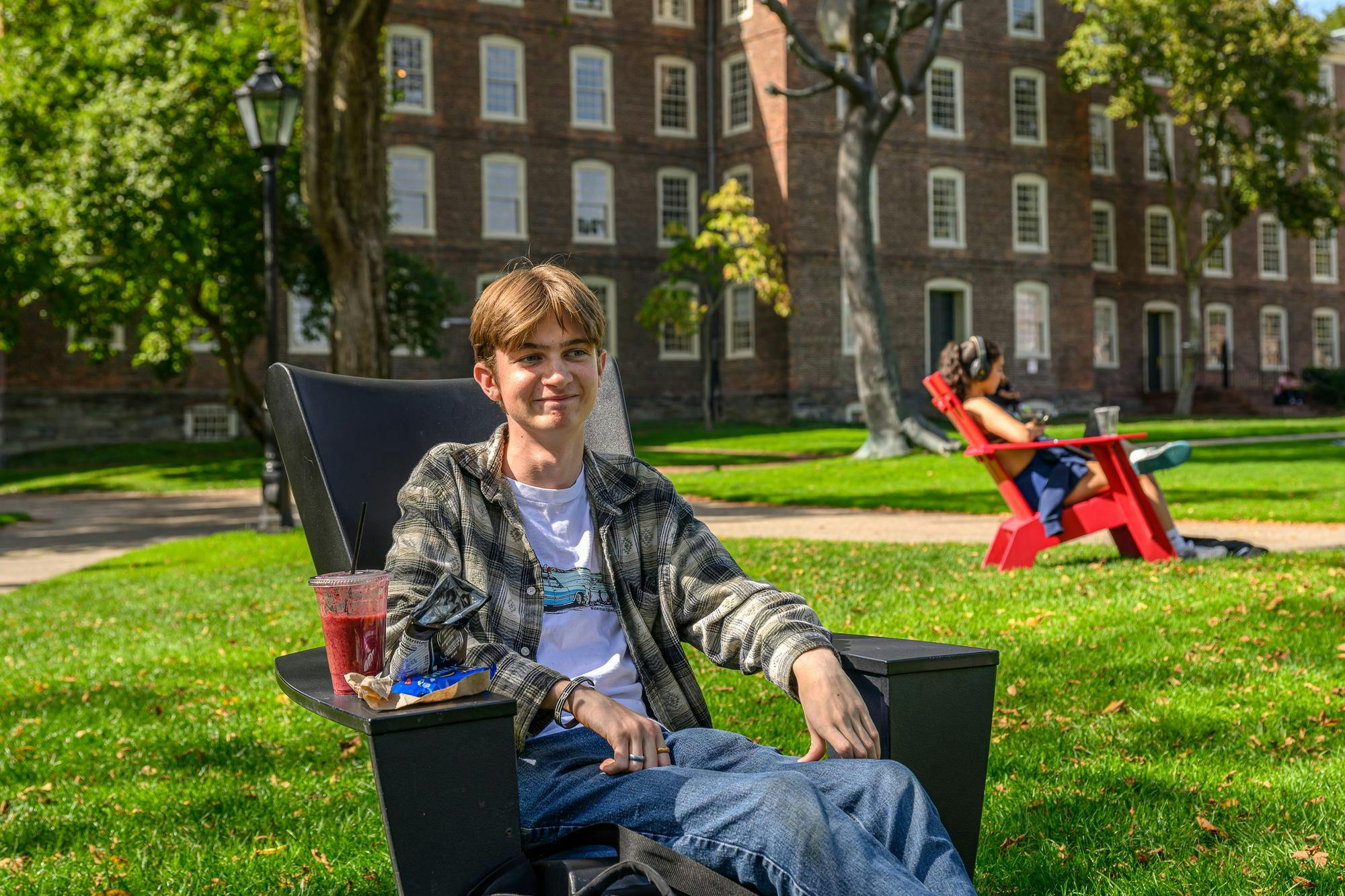 Photo of Timothy Ryer on the Main Green.