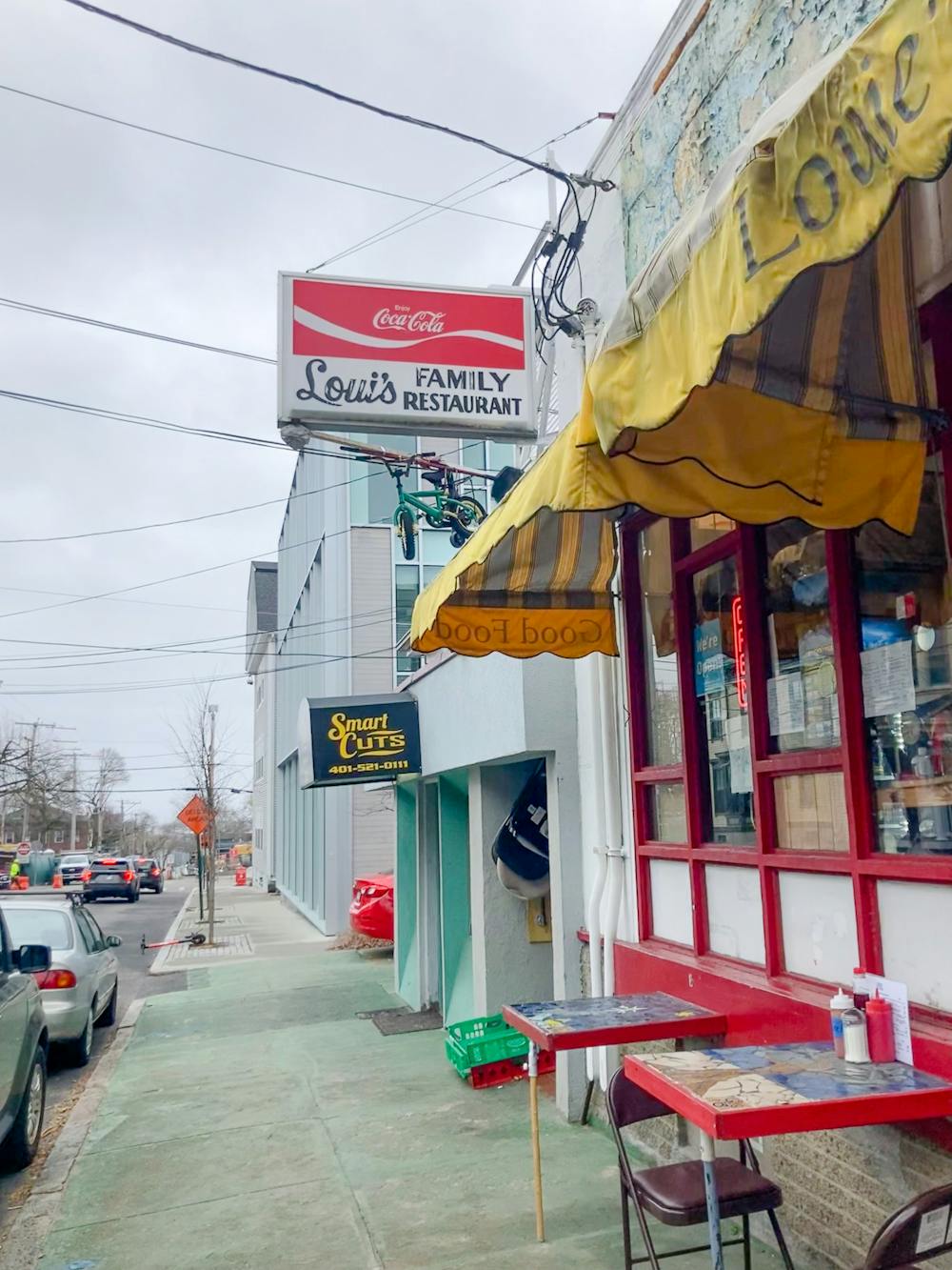 Gianfrinesco is not only co-owner of Louis Family restaurant, but also the founder’s son and the namesake of the restaurant’s “drunk Johnny omelet.”

