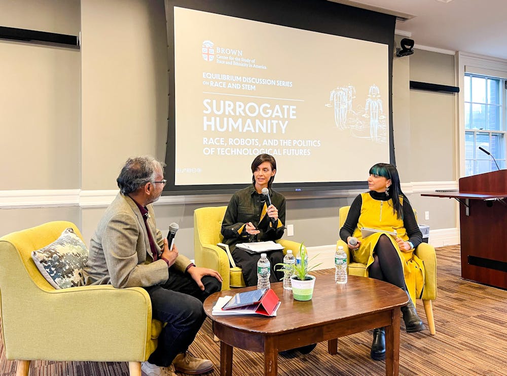 <p>The panel included a discussion of ChatGPT, job obsolescence and large-language models with Professor of Data Science and Computer Science Suresh Venkatasubramanian.</p><p></p>