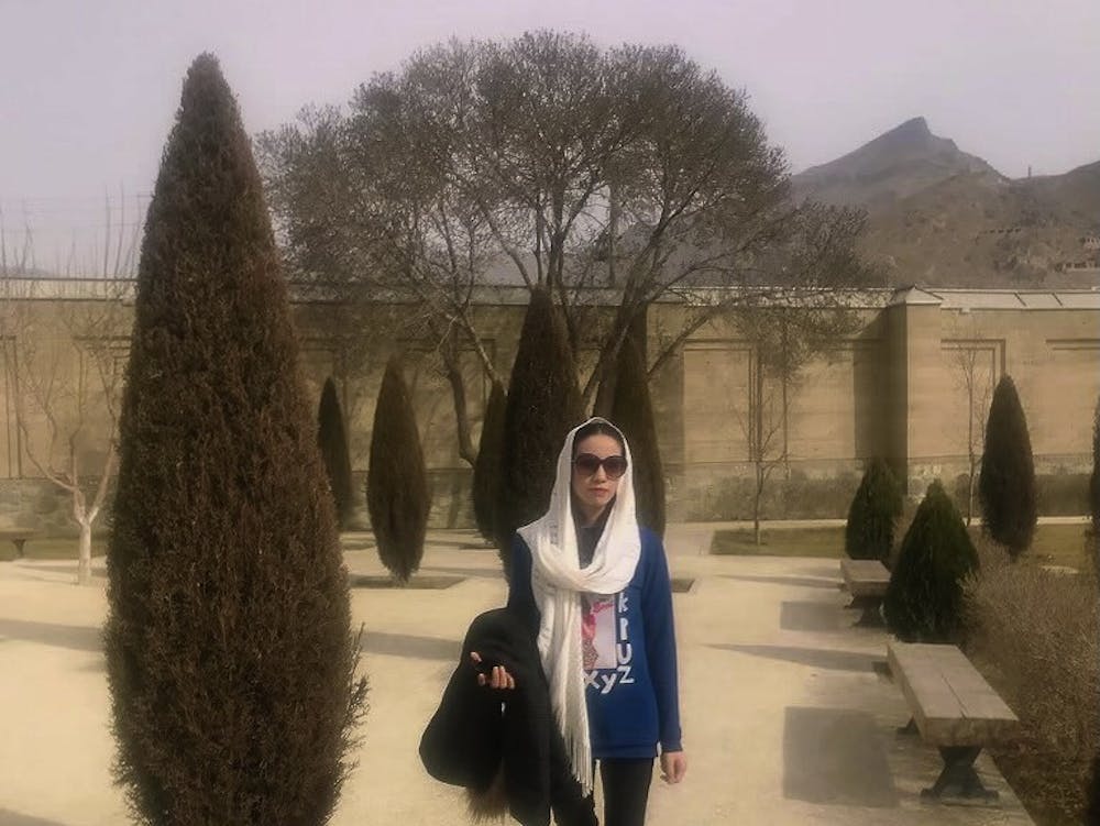 Before the Taliban takeover, Raha and Fayeq describe life as “normal.” Here, Raha is pictured walking in Kabul’s historic Babur Garden.

Courtesy of Sima Raha