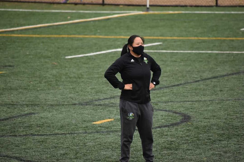 <p>Rosalind Chou led Life University’s first varsity women’s rugby program to three national championships since being hired in 2014.</p>