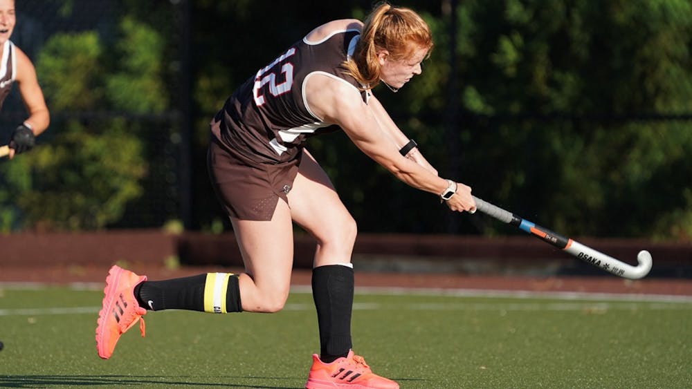 <p>Cameron Kinsella ’24 scored the Bears’ first goal off an assist by Stacey Lukasheva ’25. The Bears trailed for the entire game after giving up two goals in the first five minutes of the match. Brown will play Cornell next.</p>