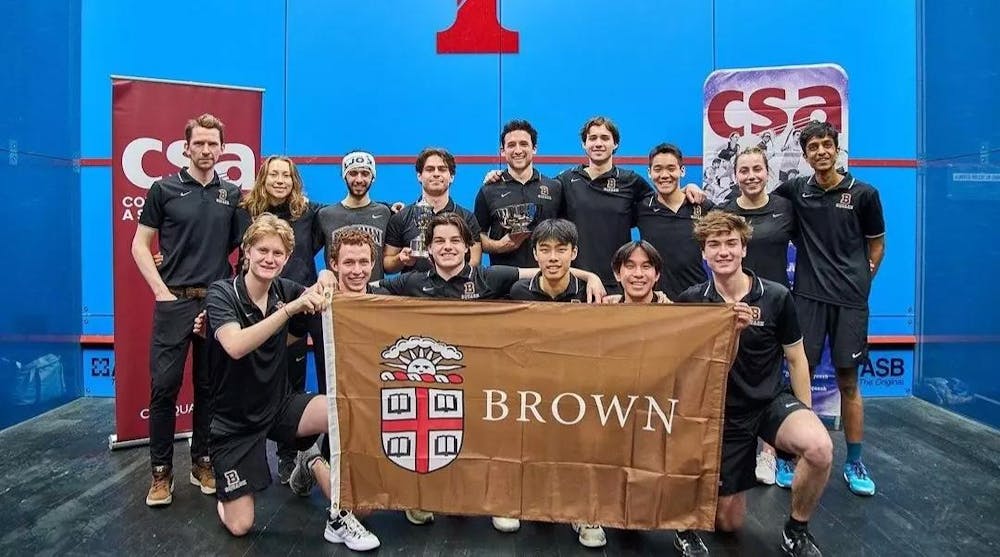 In February, the men’s/co-ed team won the club national championship for the second year running. Courtesy of Brown Athletics