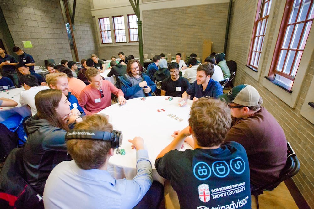 <p>Brown Poker Club also provides its members with career advancement opportunities, recently inviting representatives from well-known quantitative finance firms such as Jane Street, DRW and IMC to speak with students.</p><p>Courtesy of Brown Poker Club</p>