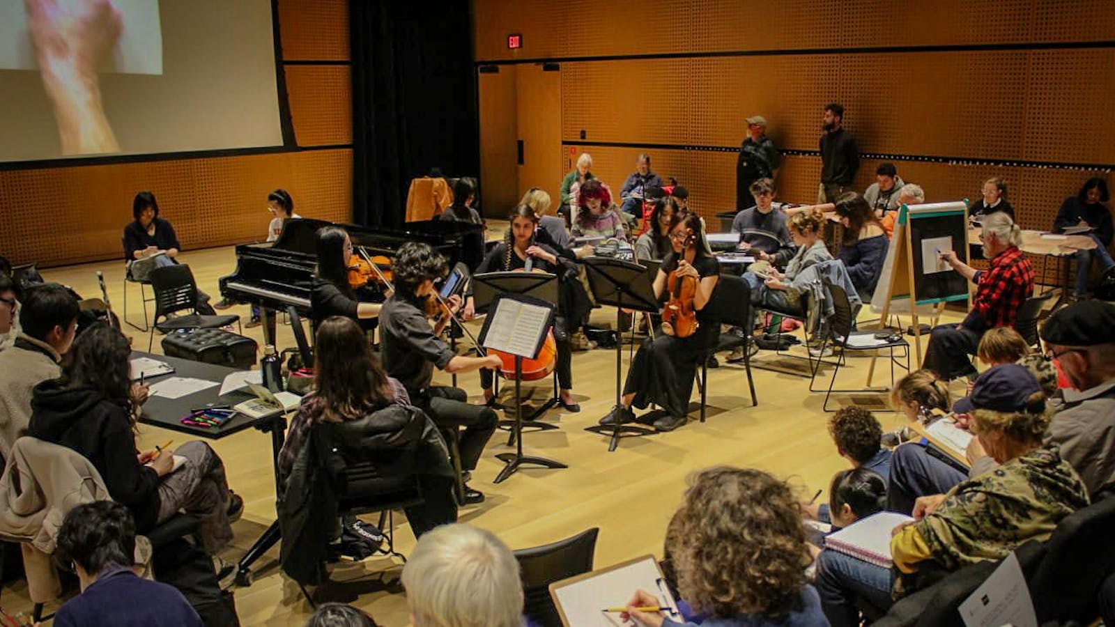 Brown musicians, RISD artists capture music on paper at annual ...