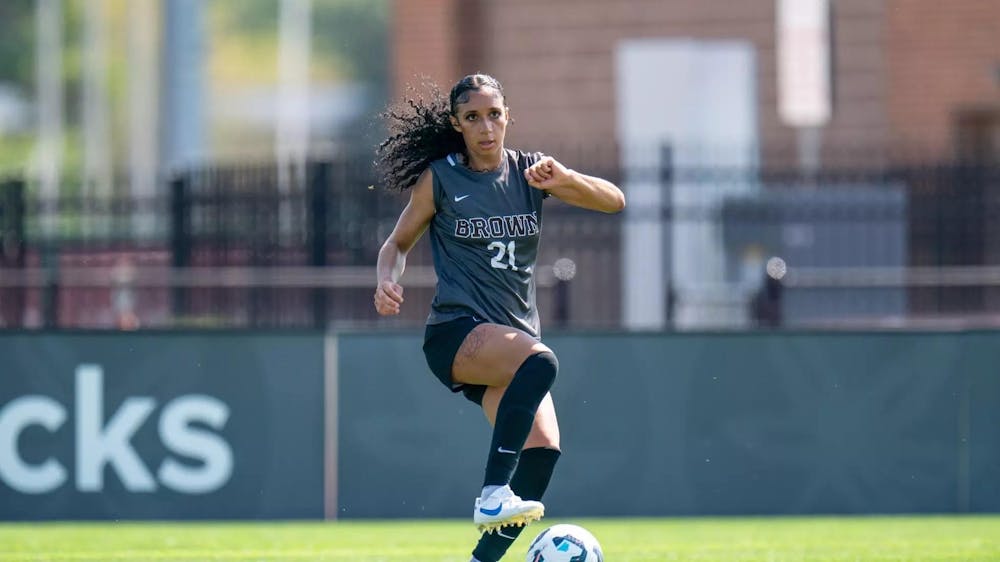 Ayla Sahin ’28 leads the Bears’ offensive charge. Photo courtesy of Brown Athletics