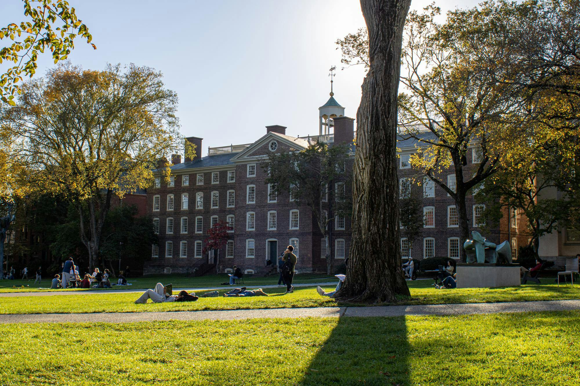 Photo of University Hall, where Brown University administrative offices are located.