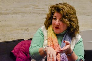 Jill Davidson speaking at an interview