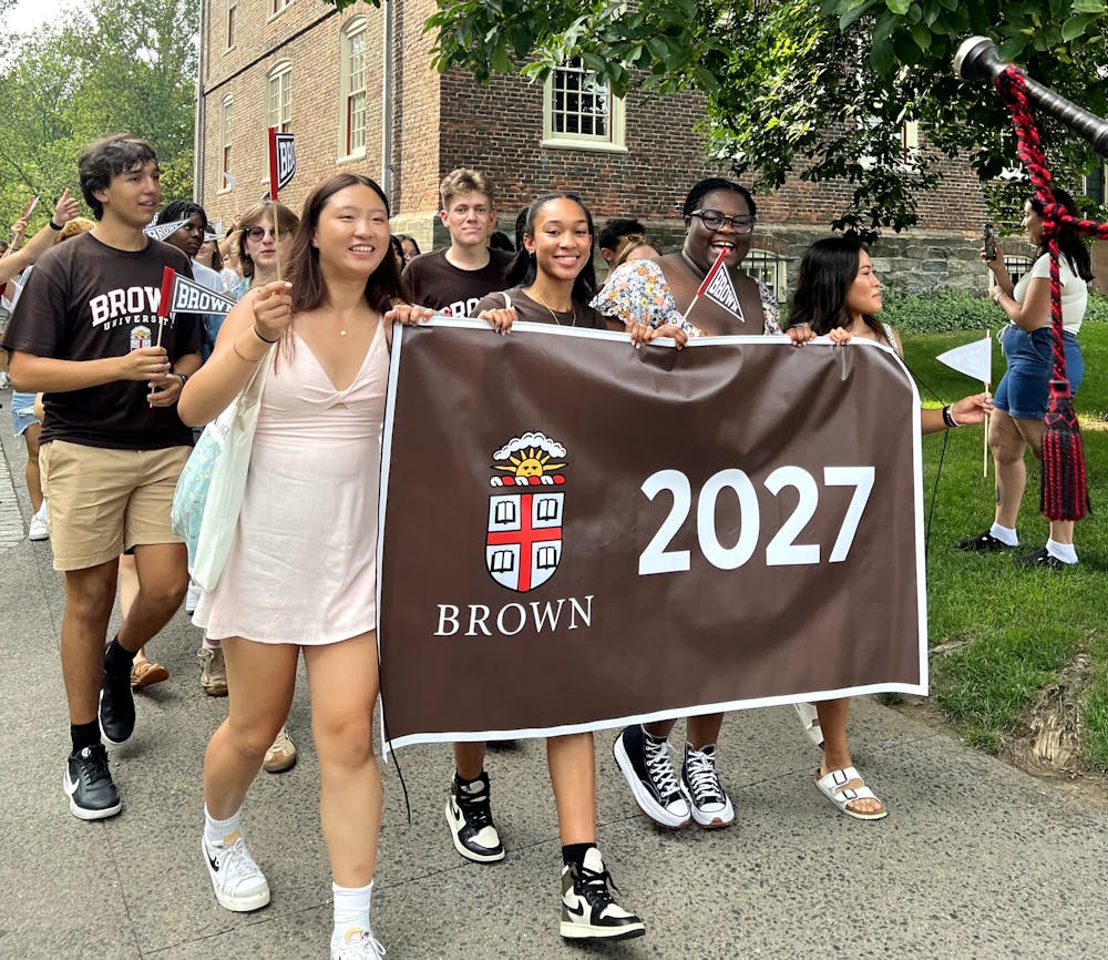 <p><span style="background-color: transparent;">During the ceremony, Kim Cobb, the director of the Institute at Brown for Environment and Society, encouraged all students to participate in climate justice regardless of their background.</span></p>