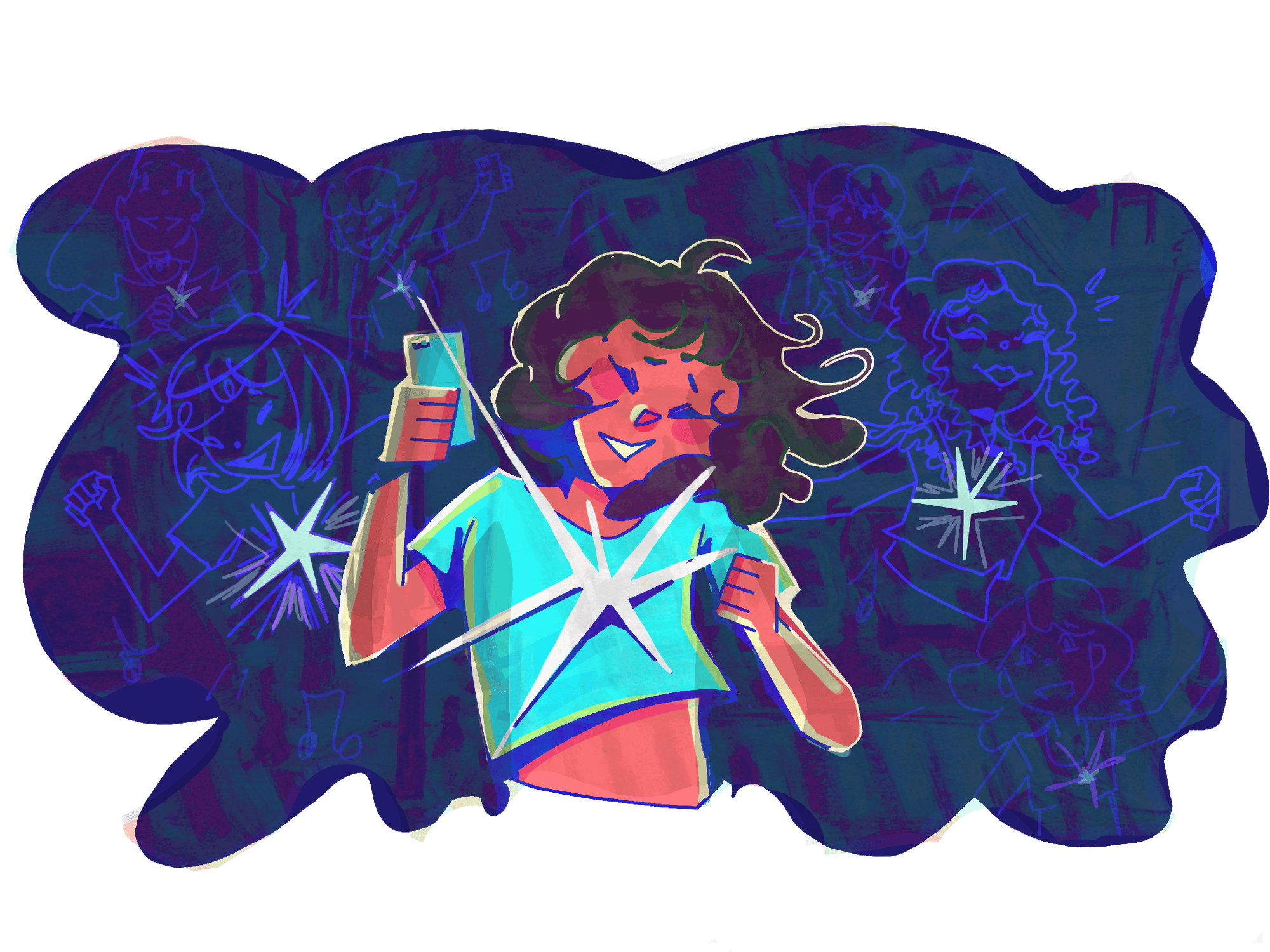 dancing in a world alone