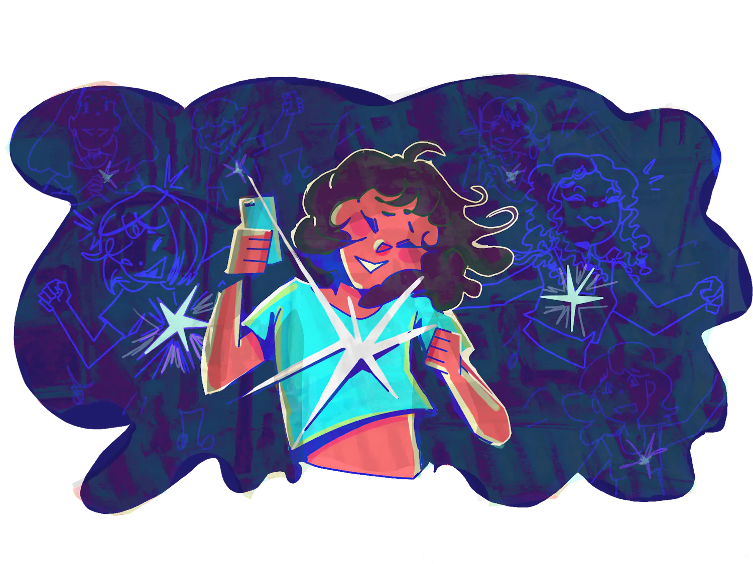 dancing in a world alone