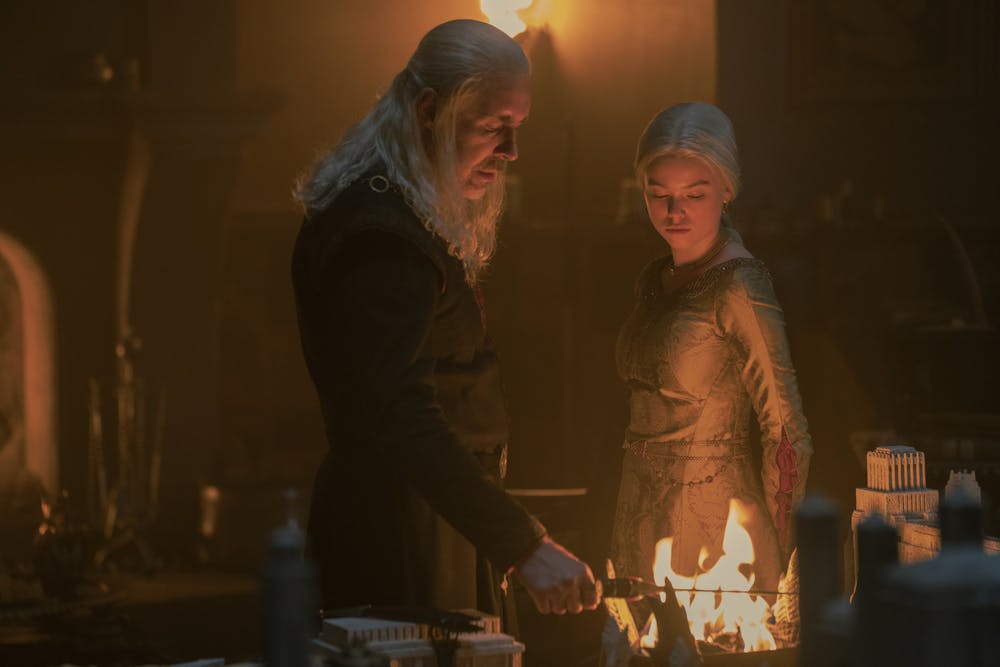 <p>“House of the Dragon” follows the house Targaryen and has the same aesthetic as its predecessor, “Game of Thrones,” but brings a fresh cast and set of writers.</p><p></p><p>Courtesy of HBO/WarnerMedia</p>