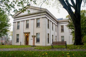 Photo of Rhode Island Hall, home of the Joukowsky Institute for Archaeology and the Ancient World.