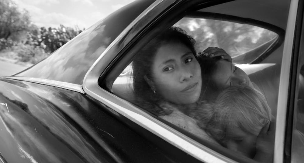 <p>A Scene from "Roma," <span style="color: rgb(1, 1, 1);">a semi-autobiographical film from director Alfonso Cuarón. </span></p><p>Courtesy of Netflix</p>
