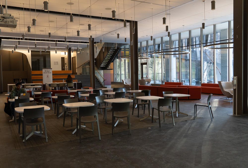 Photo of the interior of Barus and Holley.