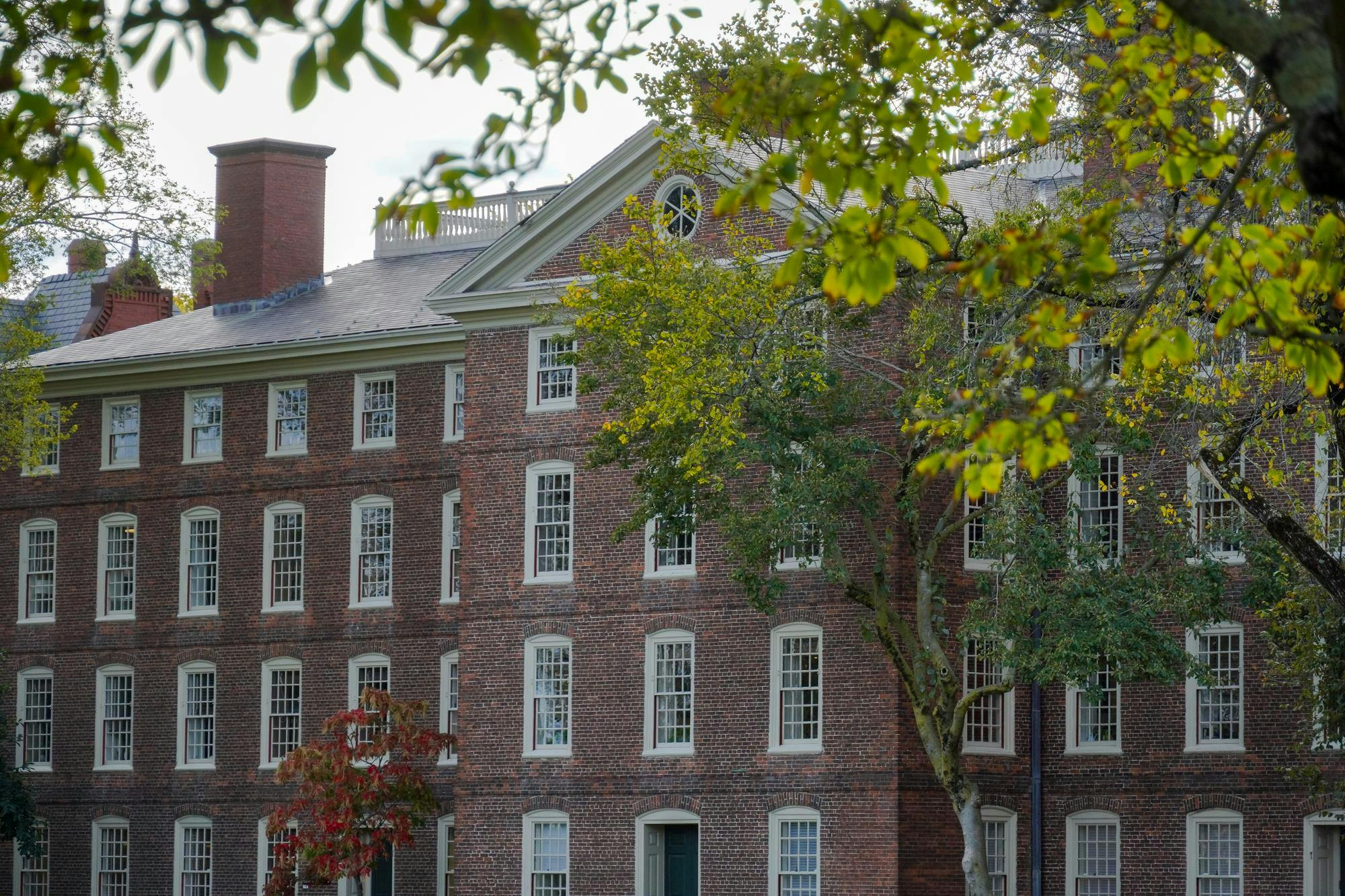 Exterior photo of University Hall