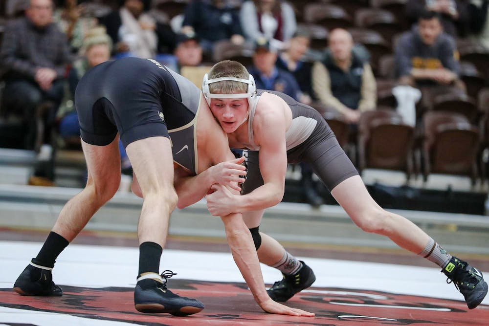 <p>Two Brown wrestlers took eighth place in their weight classes at the championship. Six other Brown wrestlers picked up wins at the 2022 EIWA Championships but did not make the podium.</p><p></p><p>Courtesy of Brown Athletics</p>