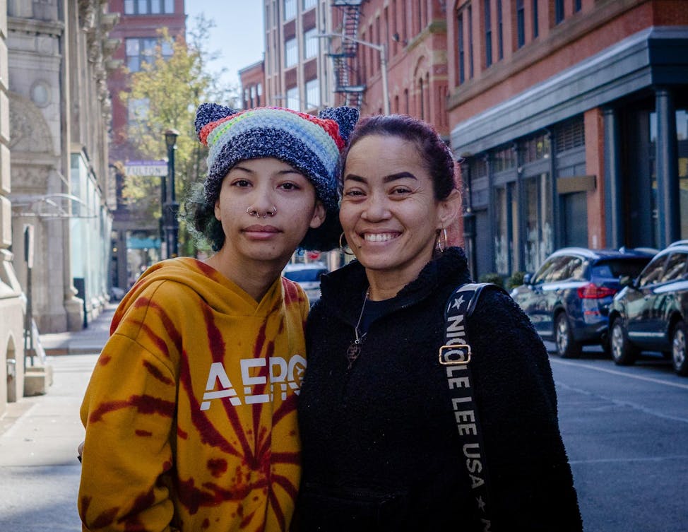 A photo of Josie Medina, who is on the left, and Iris Alvarez, who is on the right.