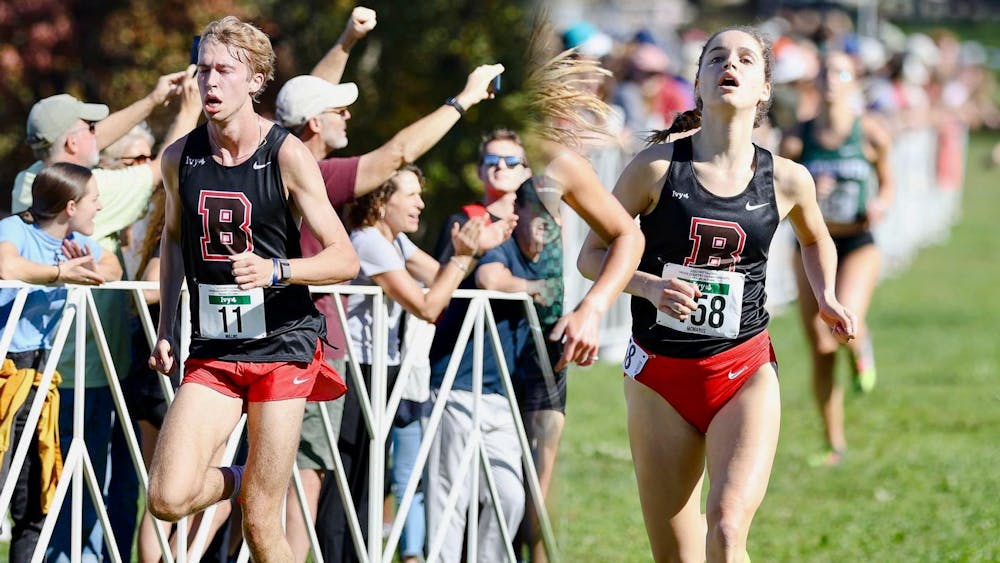 <p>Both teams improved as a whole compared to last year’s performance at Heps: The men, on average, finished 23 seconds faster, while the women’s time improved by 17 seconds.</p><p>Courtesy of Brown Athletics.</p>