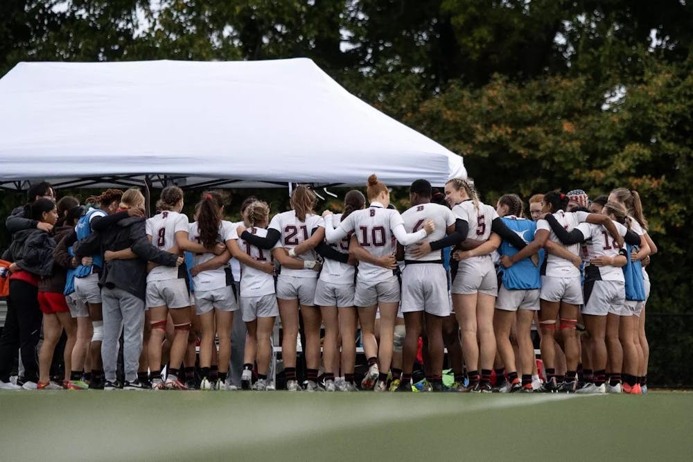 Though Brown had a brief spark at the end of the first period, Harvard commanded the game at the beginning of the second.

Courtesy of Tamar Kreitman via Brown Athletics 