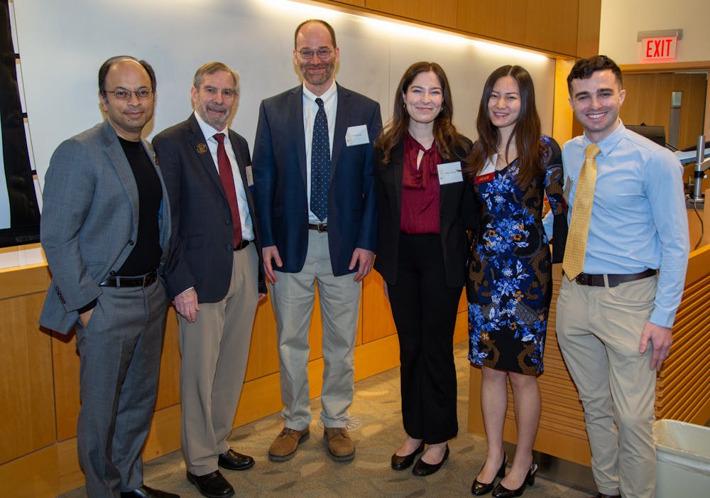 <p>Conference events featured introductory remarks from Mukesh K. Jain, dean of medicine and biological sciences, a keynote speech from Douglas R. Lowy and discussion panels with University faculty.</p>