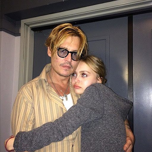 Johnny Depp And Lily-Rose Depp