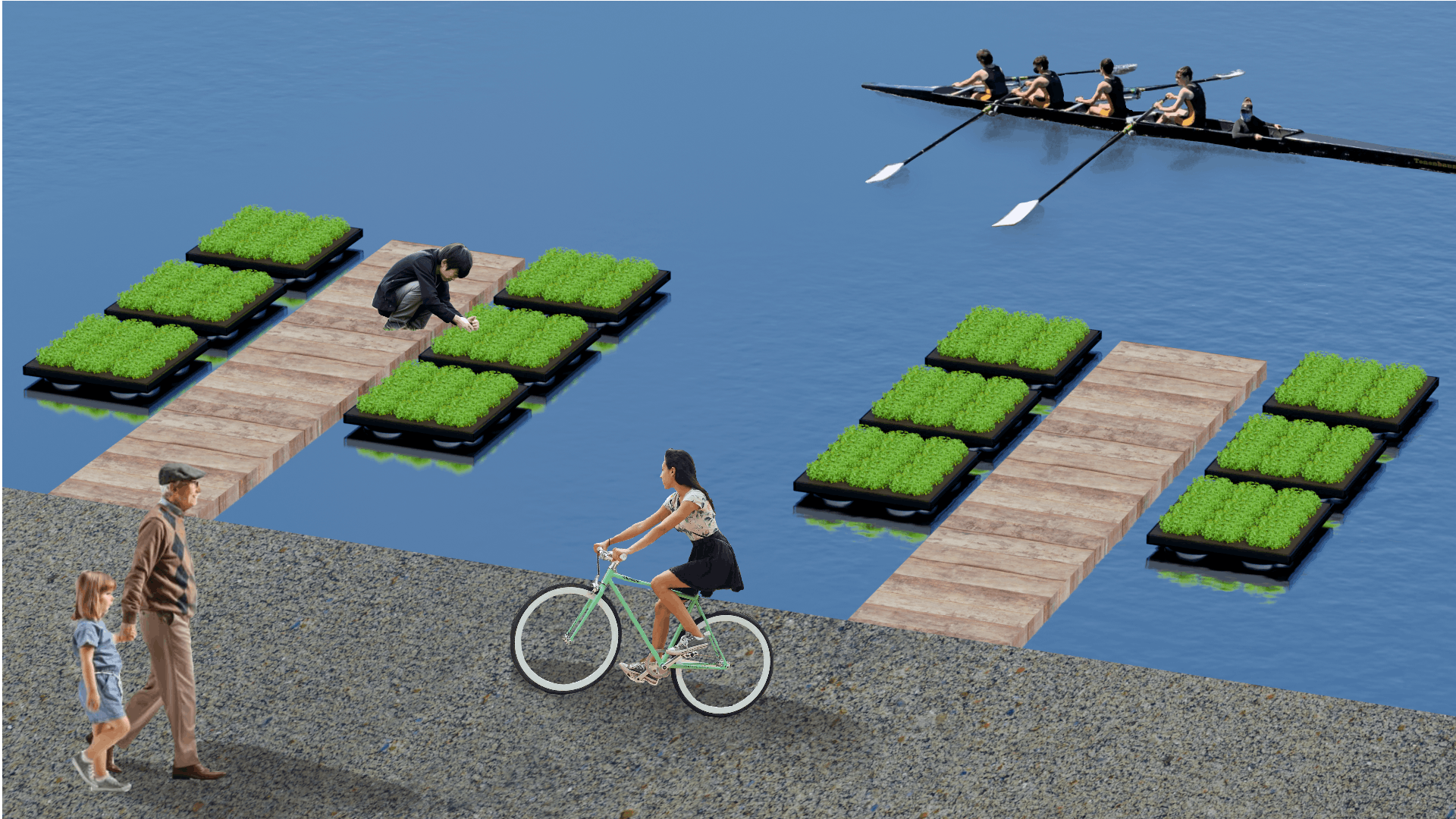 Image of how LilyPad would function | Render by Marco Locatelli