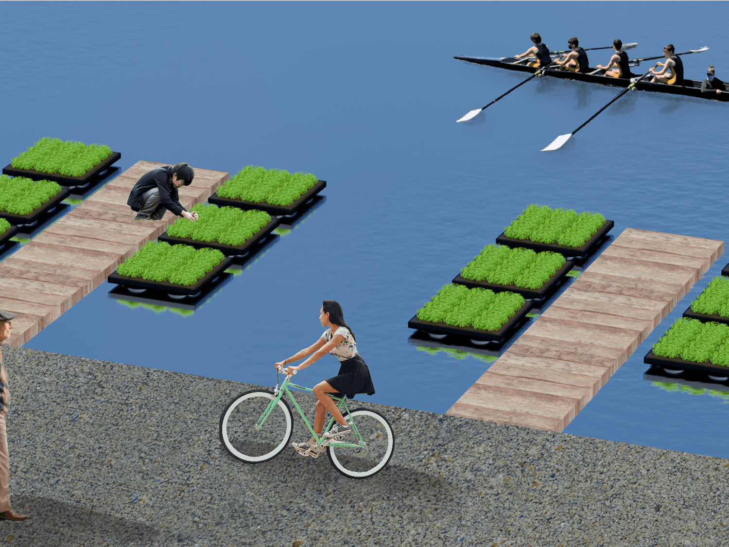 Image of how LilyPad would function | Render by Marco Locatelli