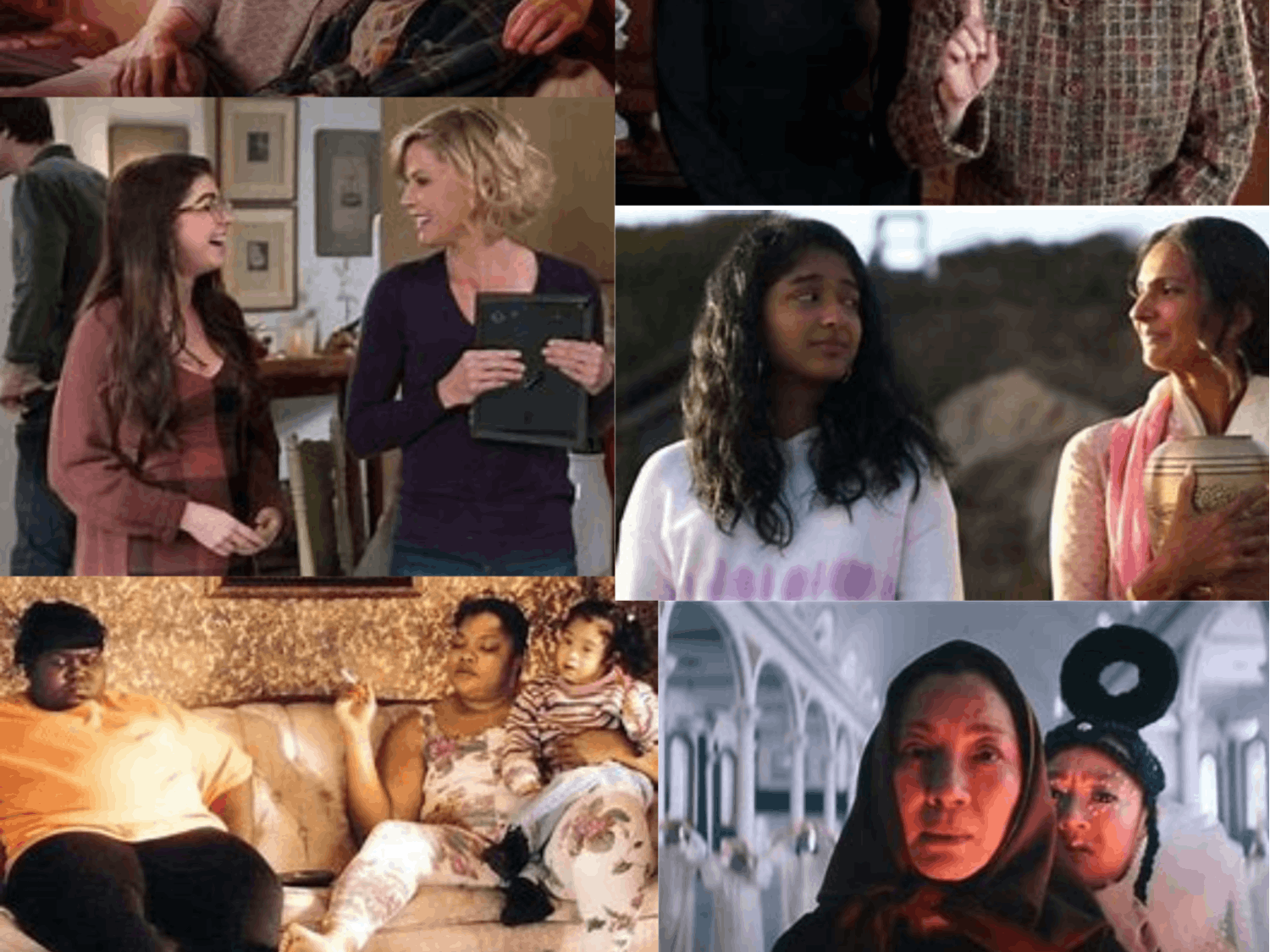A collage of TV mothers and daughters | Anayi Jackson