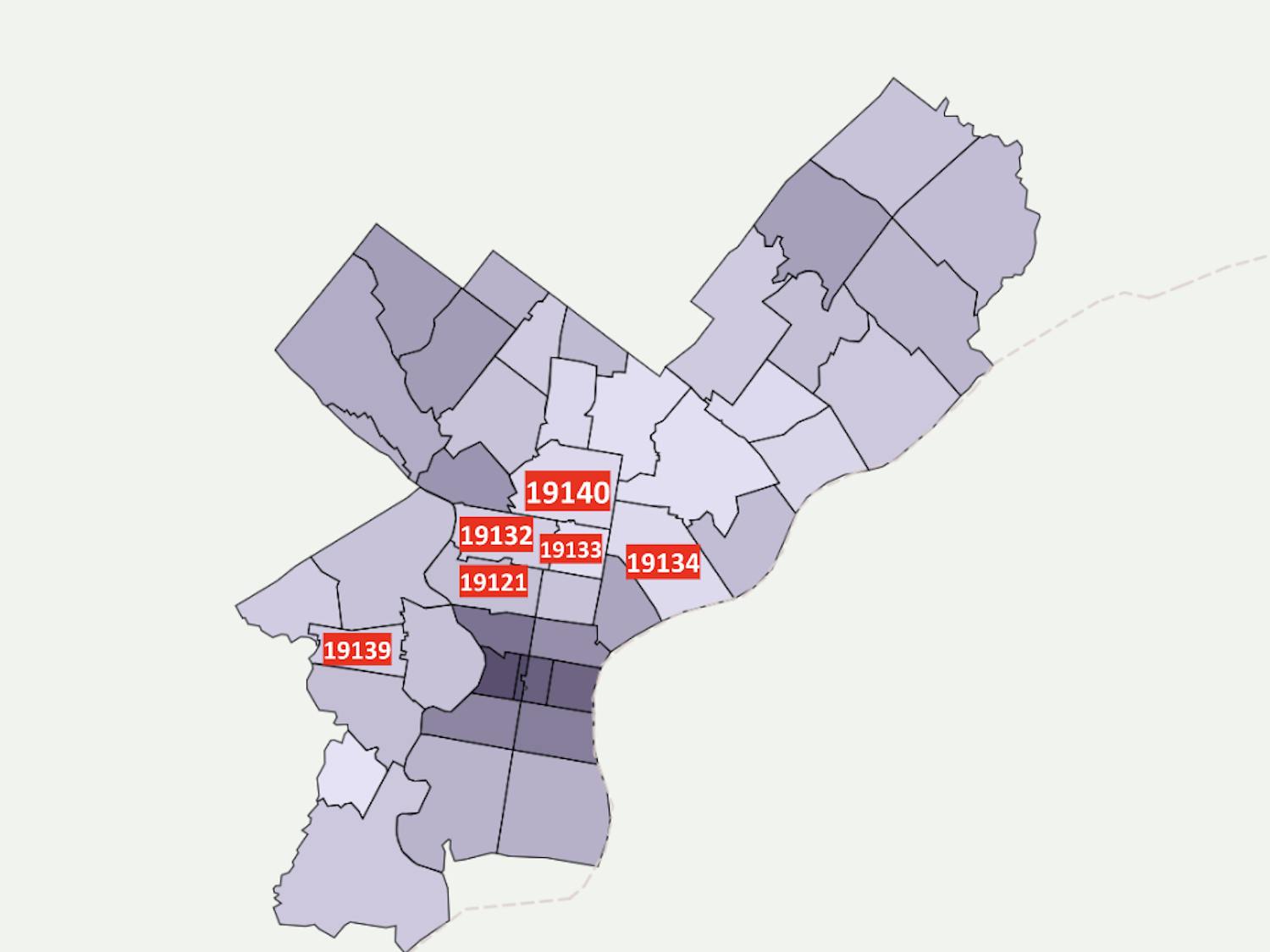 Zip Code map used for School District Application Process | Produced ﻿by Rory Gonzales