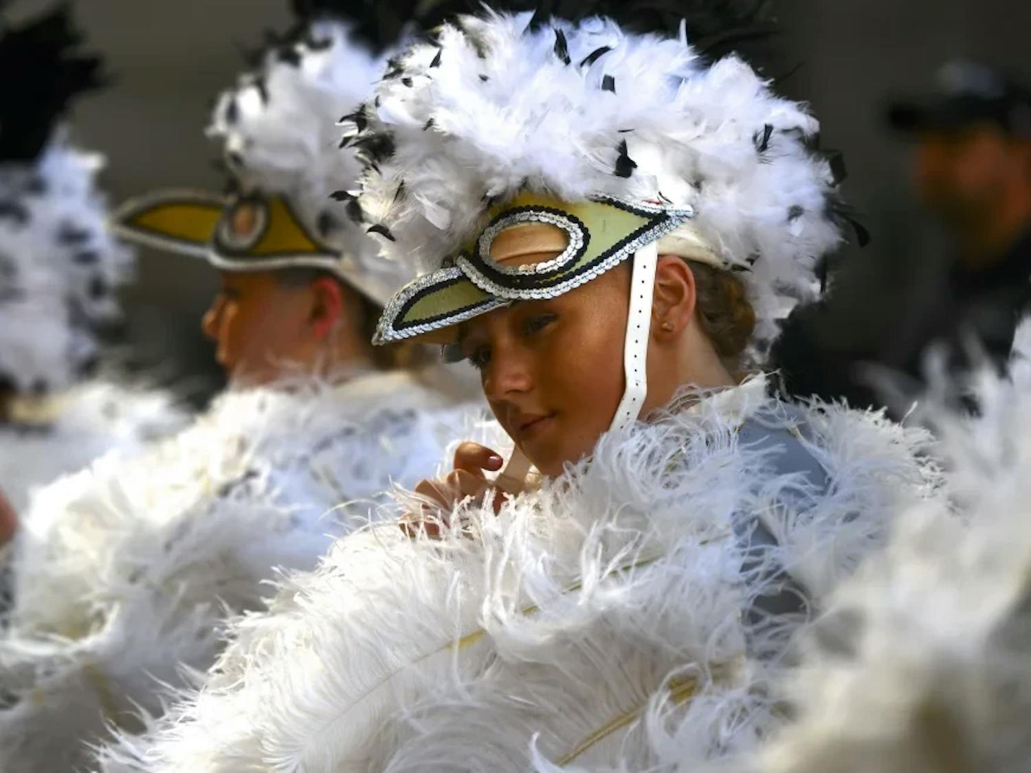 A member of the Fancy Brigade Mummers | Source: CNN