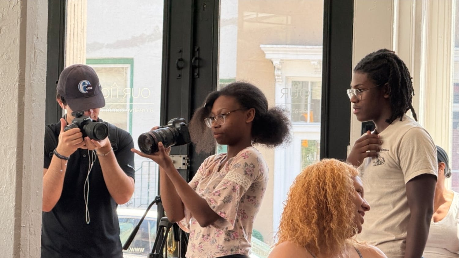 Image Courtesy of Shemeka Sawyer | Bout Mine I Matter interns at work