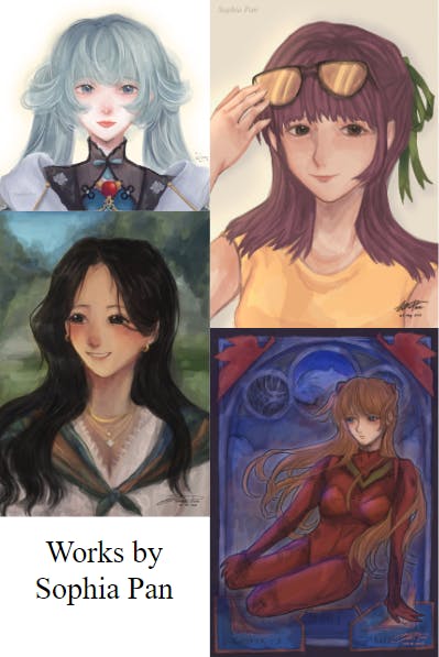 Portraits of four young women | Sophia Pan/Artist