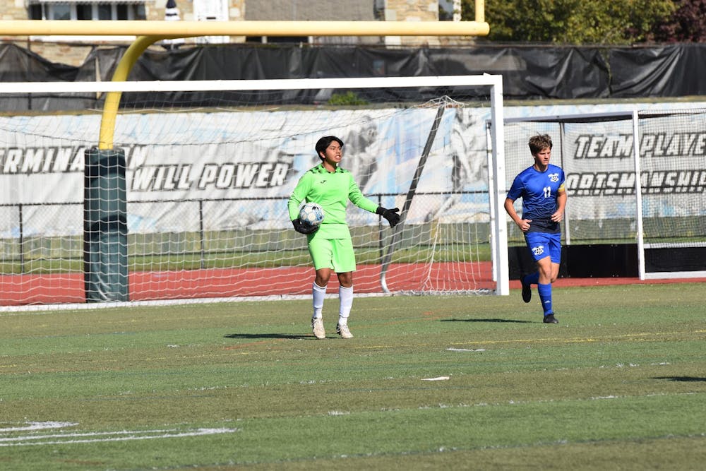 Masterman soccer players, from left: Nery Tlapaya, Owen Kingsley | Picture courtesy of Vahn Mahlab