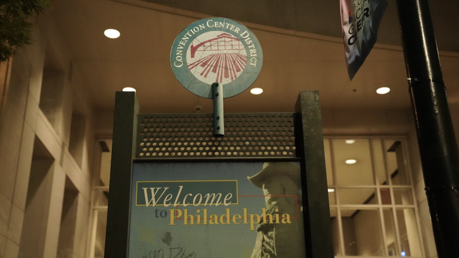 Photo supplied by Bullhorn, September 10th, outside The Convention Center Spin Room