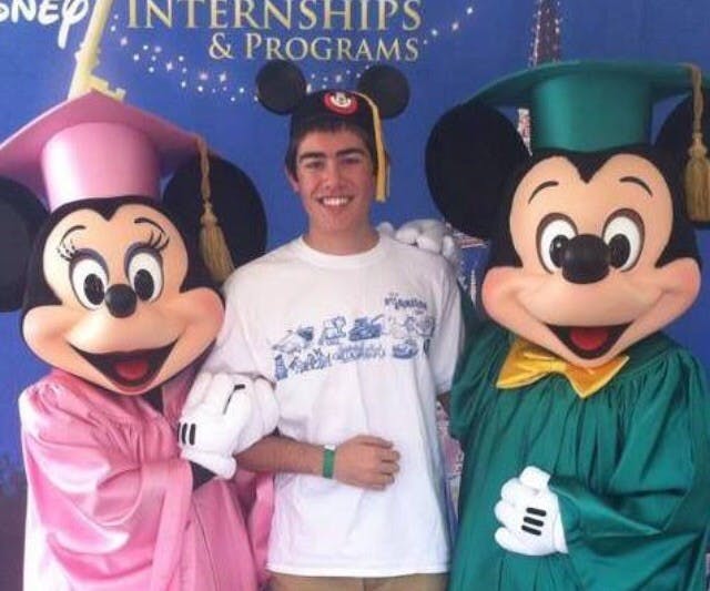 Ryan Reese, a junior hospitality major, worked at Walt Disney World from Jan. to Aug. 2014. Reese attended the front desk at the Art of Animation Resort. PHOTO PROVIDED BY RYAN REESE