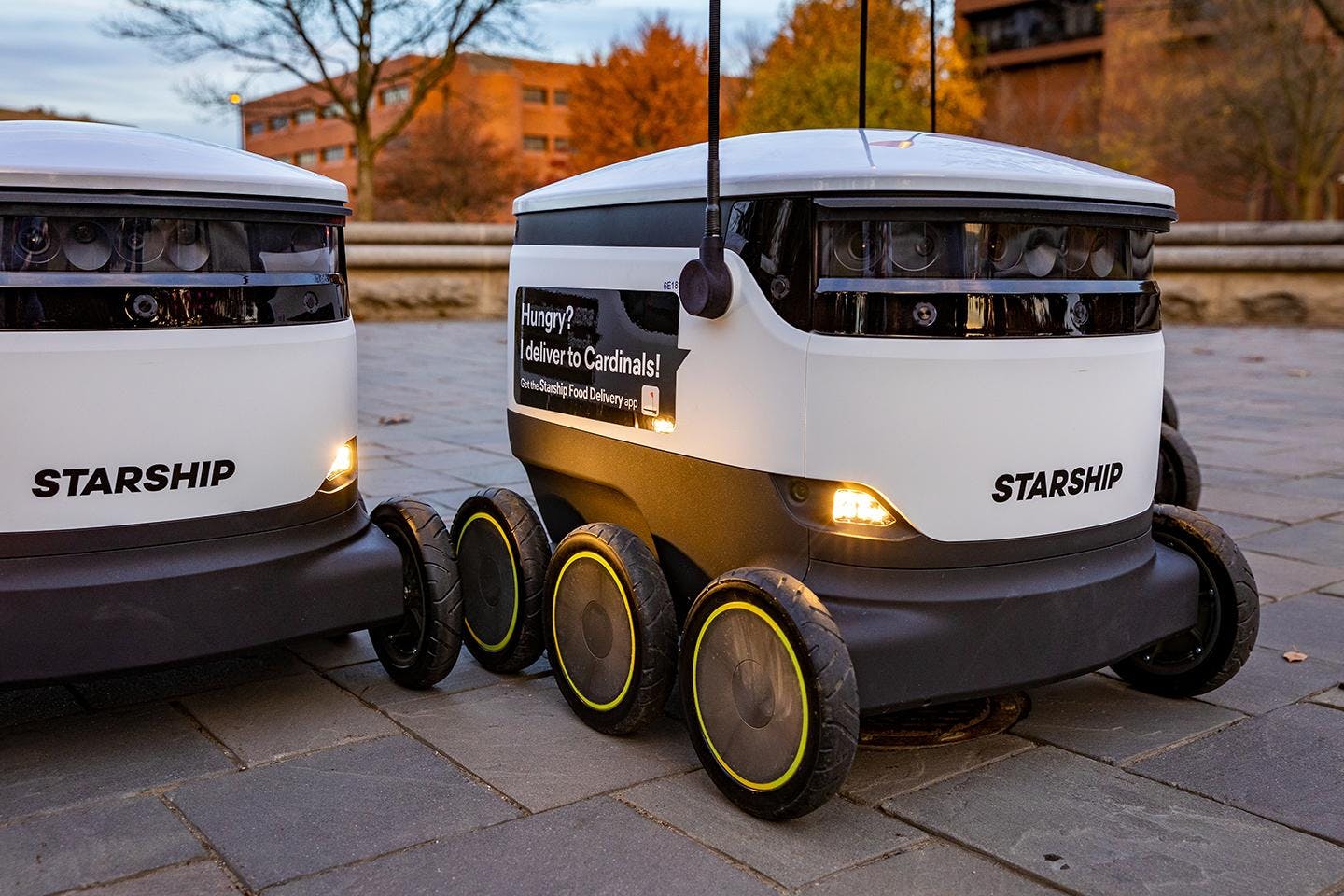 Starship Robot. Photo provided by Ball State University.