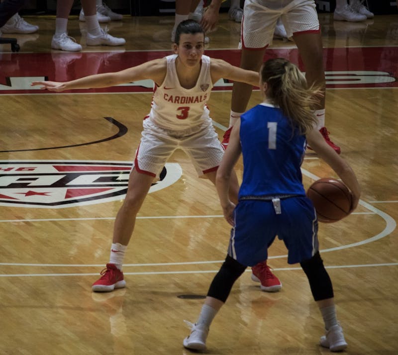 Ball State's women's basketball played Buffalo on Jan. 13 in John E. Worthen Arena. The Cardinals lost 80-84