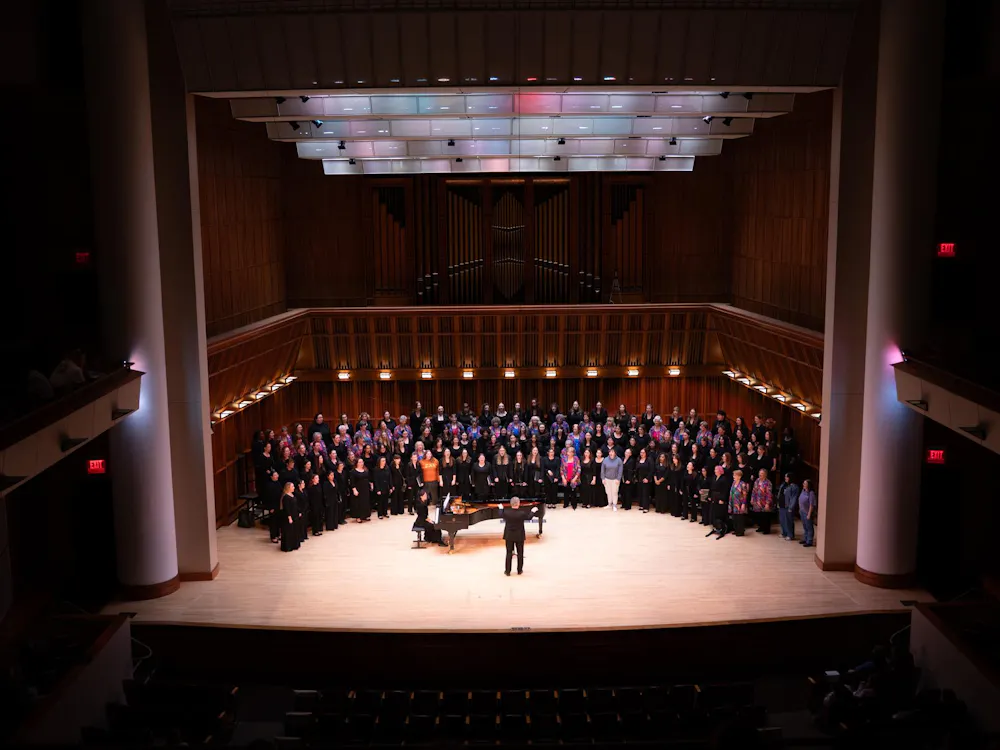 Ball State College of Fine Arts hosts the Women of Song Concert on March 24 from 7:30 p.m. to 9:00 p.m. in celebration of Ball State Women's Week. The concert had three choirs perform: White River Sound, Anderson University Vola Voce, and Ball State University Vox Anima. Attendees were able to buy tickets online or at the College of Fine Arts Box Office in Sursa Hall, and attendance was free to all students.