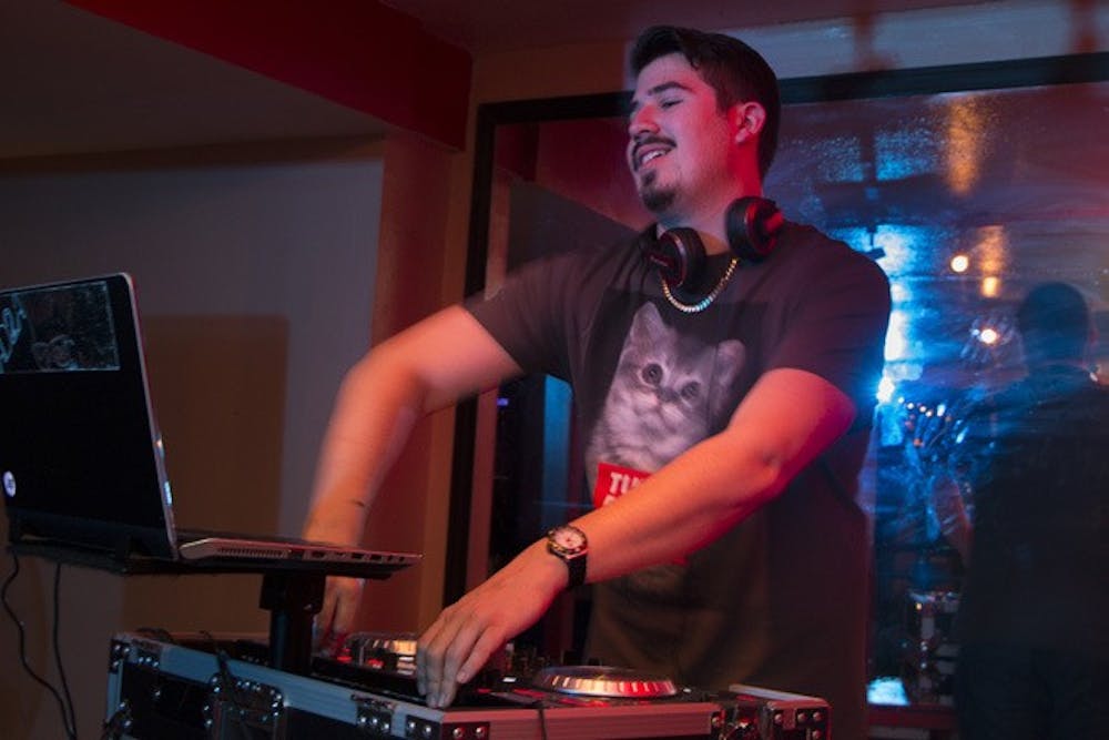<p>Austin Antoni is a Ball State student by day, and a DJ by night. He’s often recognized by other students while he’s working in the village.</p>
