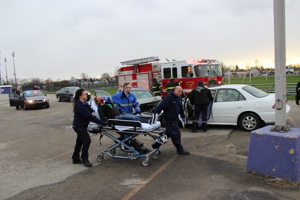 Delaware County community members joined together Thursday to witness the reality of what it’s like to be involved in a drunk driving incident.&nbsp;About 10,265 people died in car accidents in 2015 in which at least one of the drivers had a blood alcohol level that was at the legal limit or above.&nbsp;Andrew Smith // DN&nbsp;